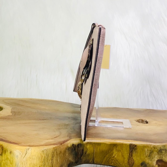 Michael Kors Jet Set Travel Studded Floral Clutch - Picture 3 of 8